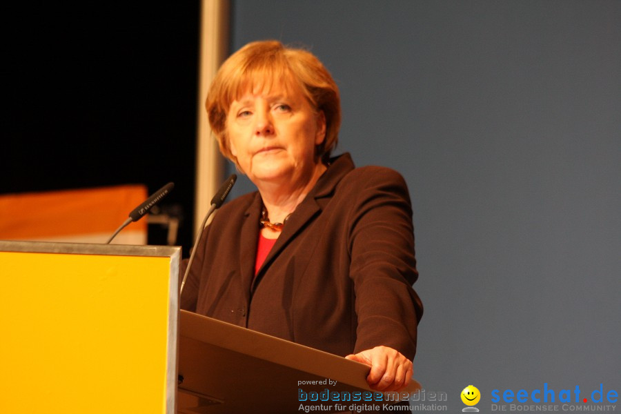 Kanzlerin Angela Merkel - CDU Wahlkampf: Ravensburg, 14.02.2011