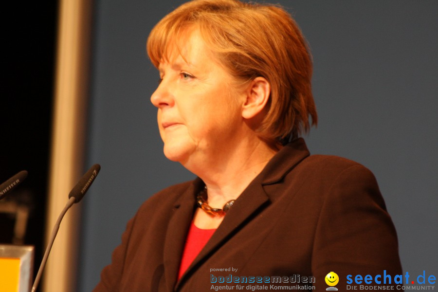 Kanzlerin Angela Merkel - CDU Wahlkampf: Ravensburg, 14.02.2011