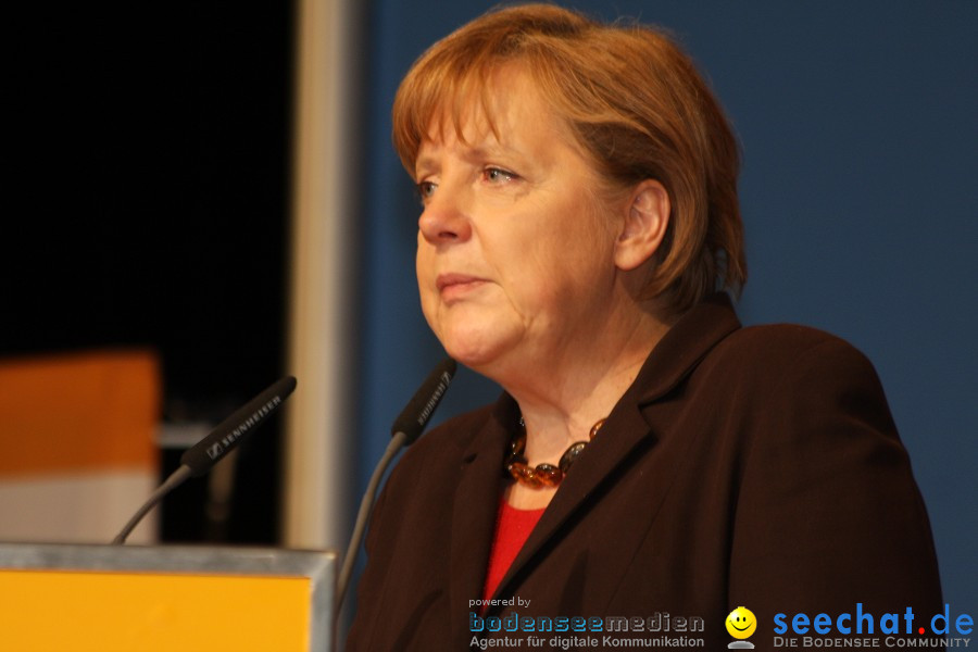 Kanzlerin Angela Merkel - CDU Wahlkampf: Ravensburg, 14.02.2011