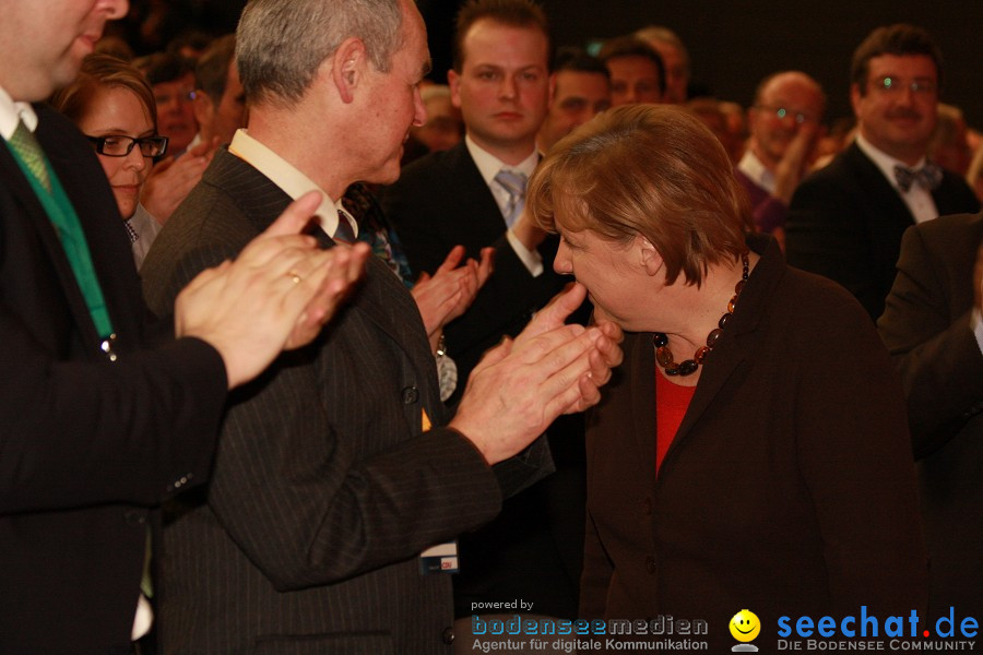 Kanzlerin Angela Merkel - CDU Wahlkampf: Ravensburg, 14.02.2011