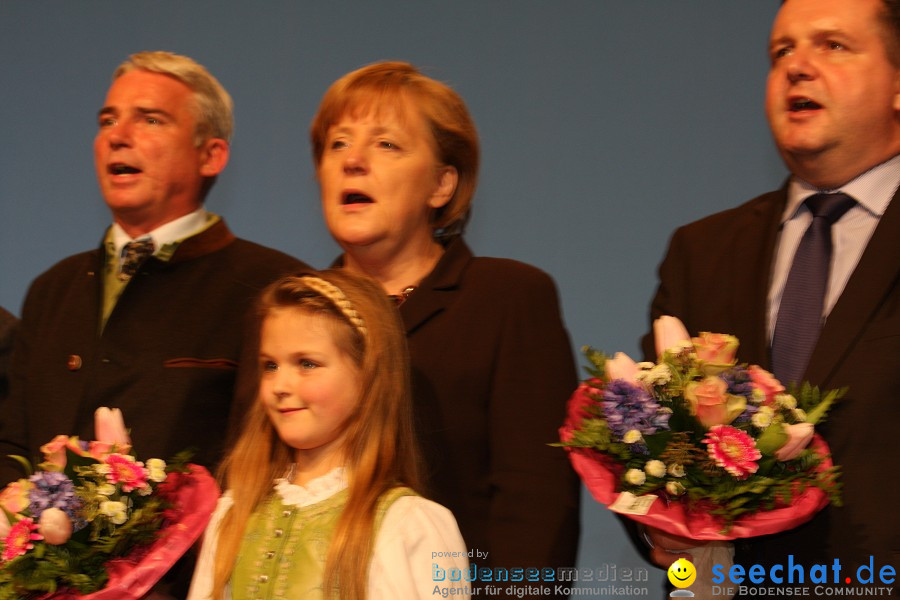 Kanzlerin Angela Merkel - CDU Wahlkampf: Ravensburg, 14.02.2011