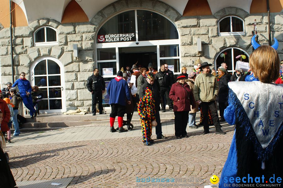 Narrenbaumstellen: Stockach am Bodensee, 03.03.2011