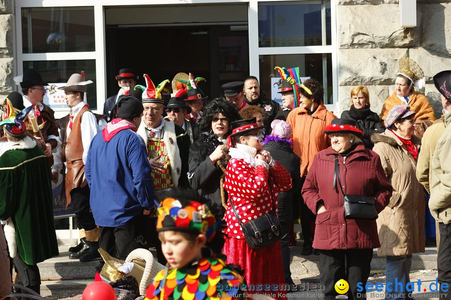 Narrenbaumstellen: Stockach am Bodensee, 03.03.2011