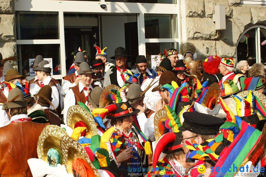 Narrenbaumstellen: Stockach am Bodensee, 03.03.2011