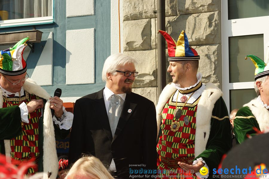 Narrenbaumstellen: Stockach am Bodensee, 03.03.2011