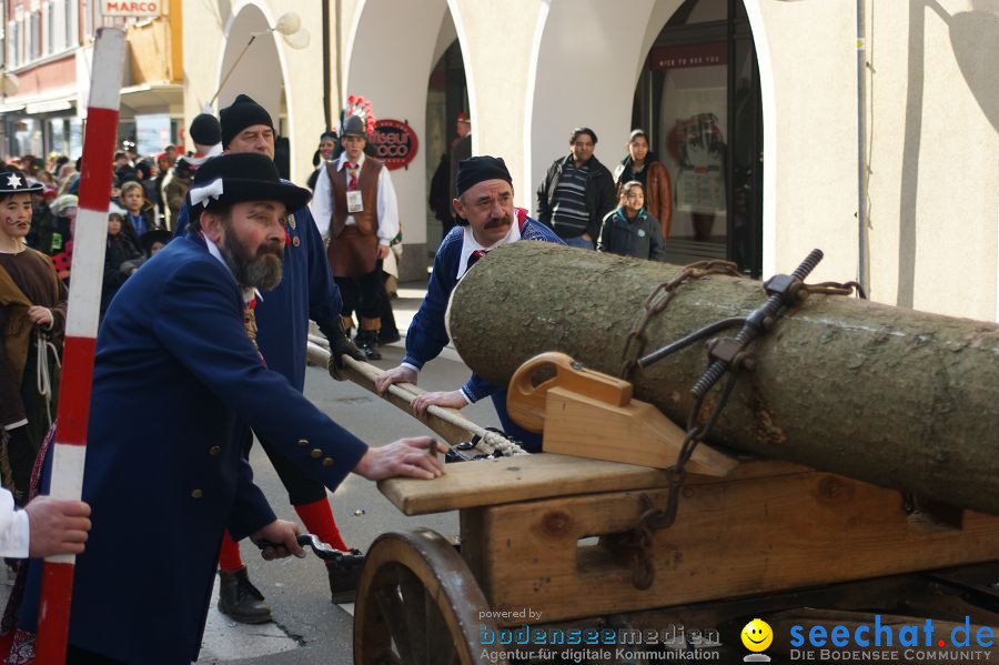 Narrenbaumstellen: Stockach am Bodensee, 03.03.2011