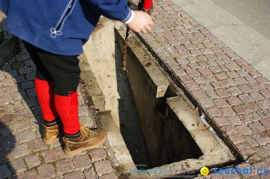 Narrenbaumstellen: Stockach am Bodensee, 03.03.2011