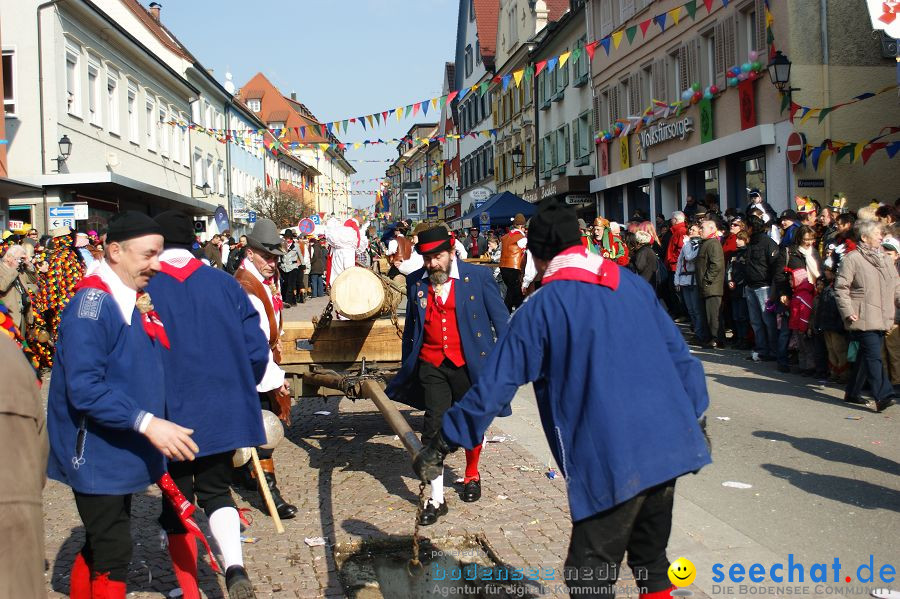 Narrenbaumstellen: Stockach am Bodensee, 03.03.2011