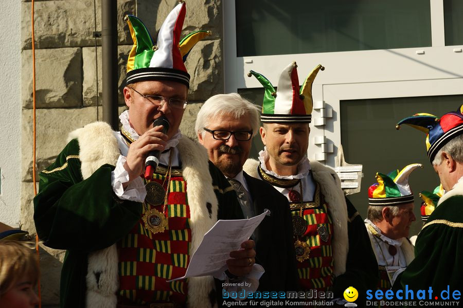 Narrenbaumstellen: Stockach am Bodensee, 03.03.2011