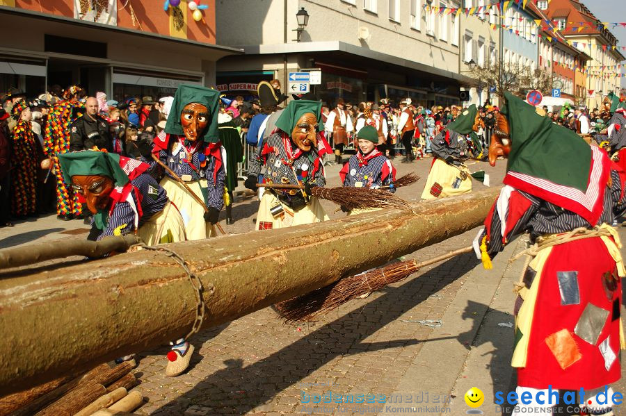 Narrenbaumstellen: Stockach am Bodensee, 03.03.2011