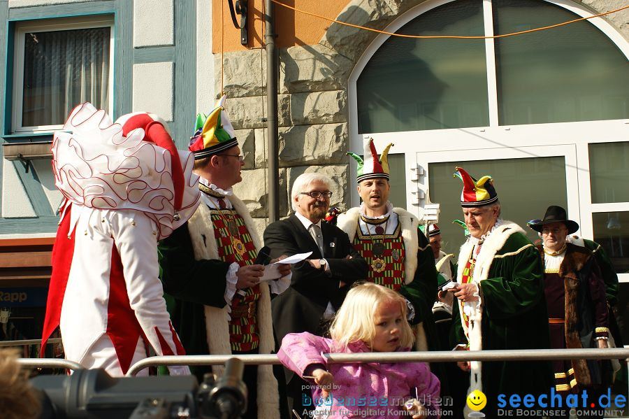 Narrenbaumstellen: Stockach am Bodensee, 03.03.2011