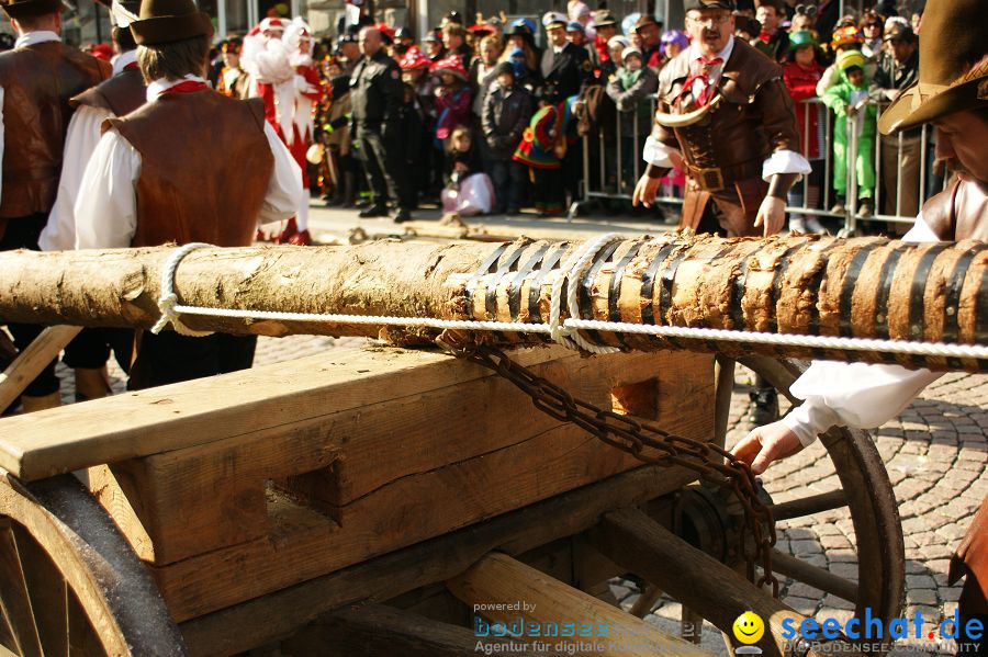 Narrenbaumstellen: Stockach am Bodensee, 03.03.2011