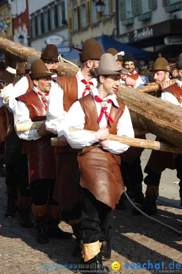 Narrenbaumstellen: Stockach am Bodensee, 03.03.2011