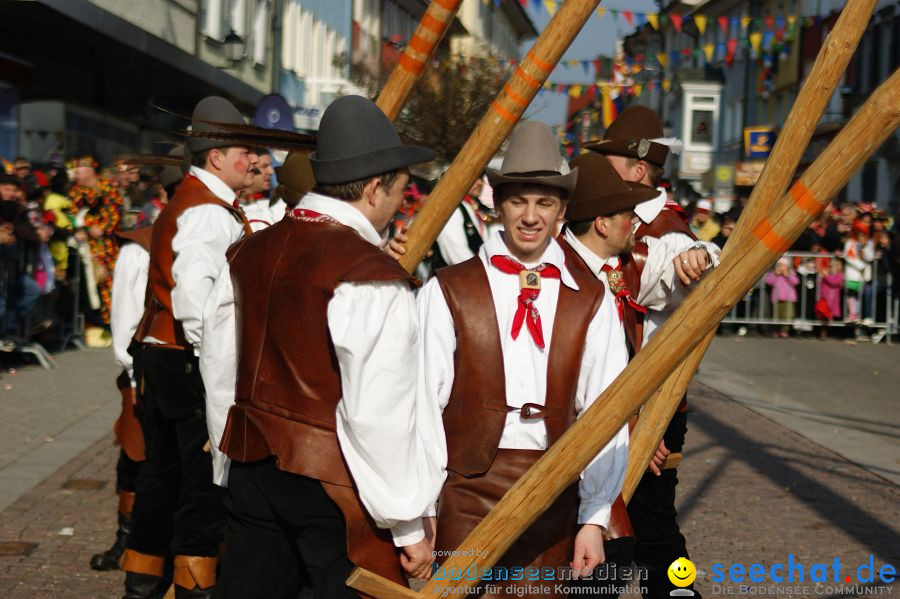 Narrenbaumstellen: Stockach am Bodensee, 03.03.2011