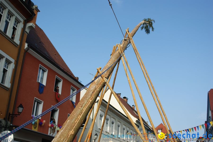 Narrenbaumstellen: Stockach am Bodensee, 03.03.2011