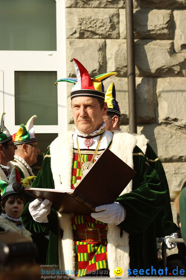 Narrenbaumstellen: Stockach am Bodensee, 03.03.2011