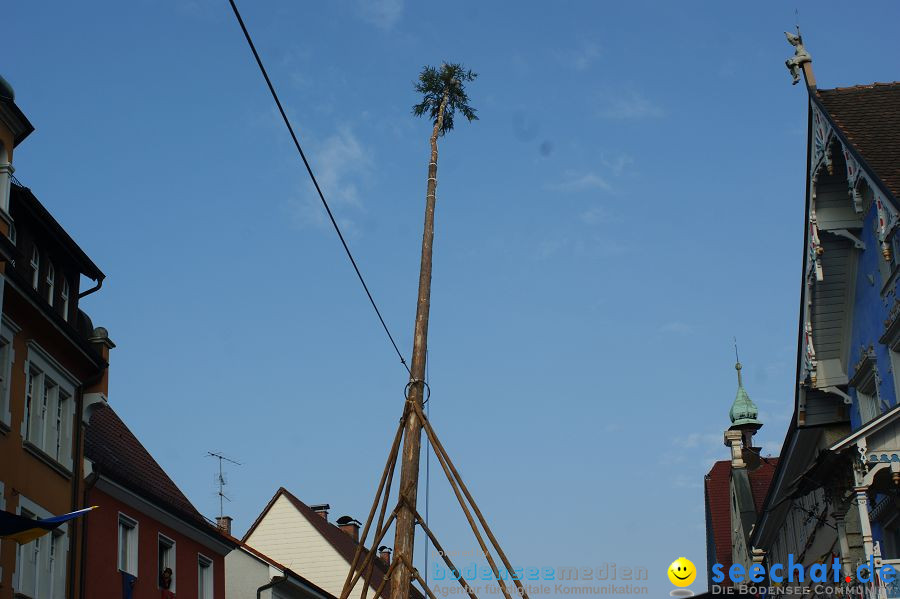 Narrenbaumstellen: Stockach am Bodensee, 03.03.2011