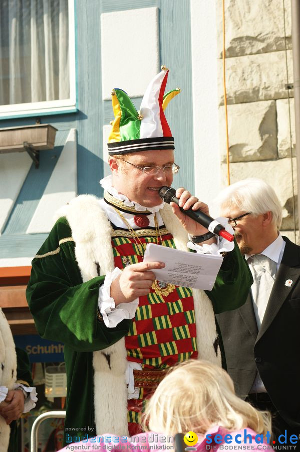 Narrenbaumstellen: Stockach am Bodensee, 03.03.2011