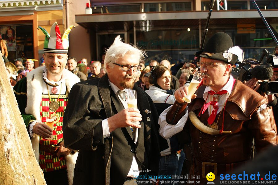 Narrenbaumstellen: Stockach am Bodensee, 03.03.2011