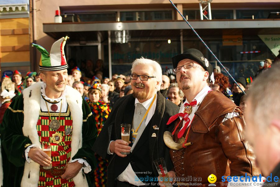 Narrenbaumstellen: Stockach am Bodensee, 03.03.2011