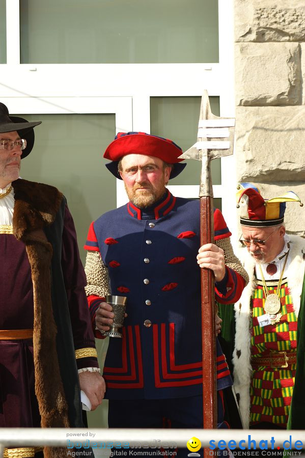 Narrenbaumstellen: Stockach am Bodensee, 03.03.2011