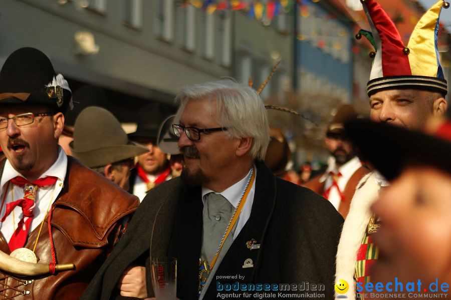 Narrenbaumstellen: Stockach am Bodensee, 03.03.2011