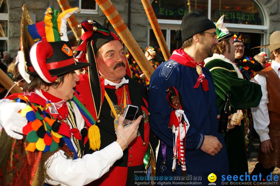 Narrenbaumstellen: Stockach am Bodensee, 03.03.2011