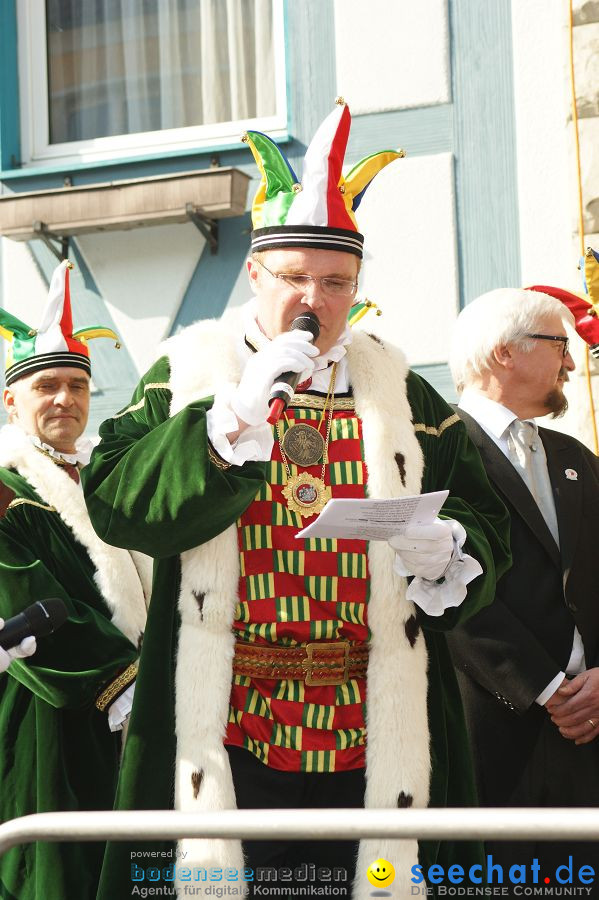 Narrenbaumstellen: Stockach am Bodensee, 03.03.2011