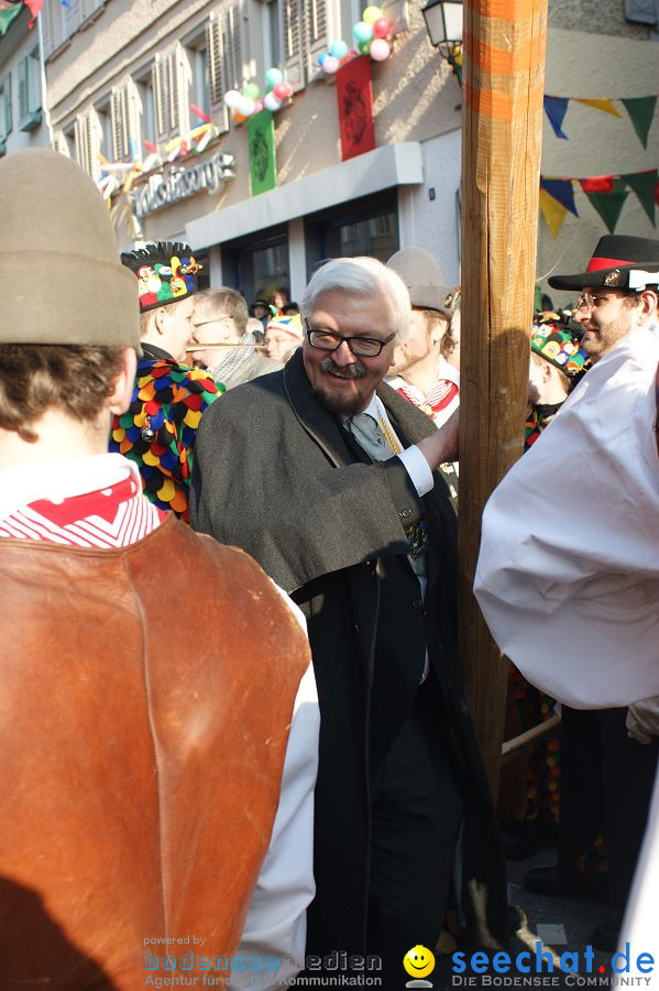 Narrenbaumstellen: Stockach am Bodensee, 03.03.2011