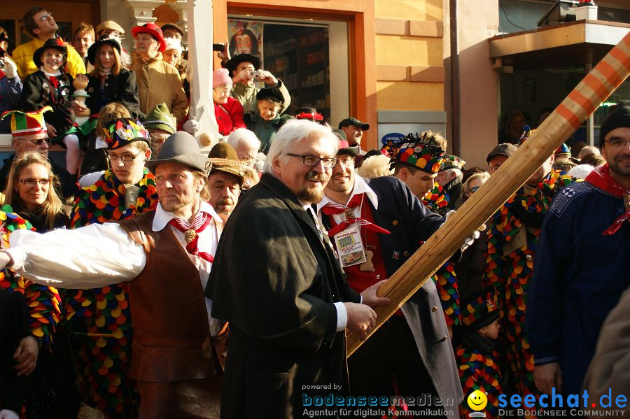 Narrenbaumstellen: Stockach am Bodensee, 03.03.2011