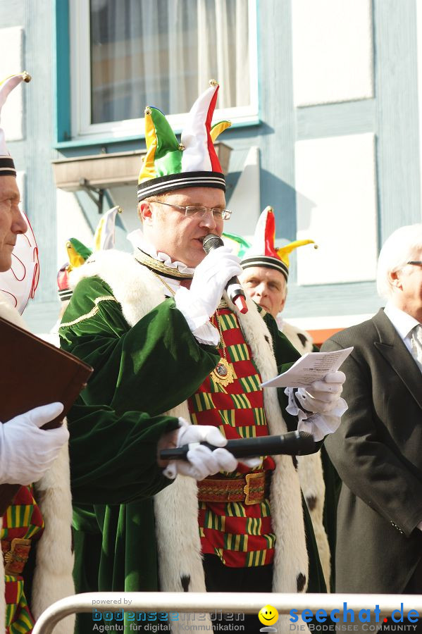 Narrenbaumstellen: Stockach am Bodensee, 03.03.2011