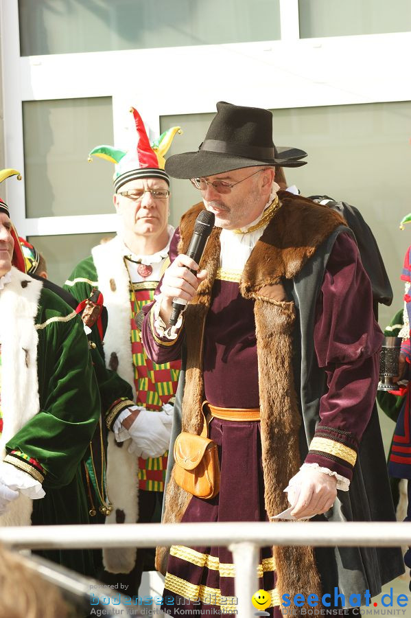 Narrenbaumstellen: Stockach am Bodensee, 03.03.2011