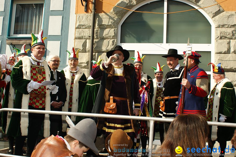 Narrenbaumstellen: Stockach am Bodensee, 03.03.2011