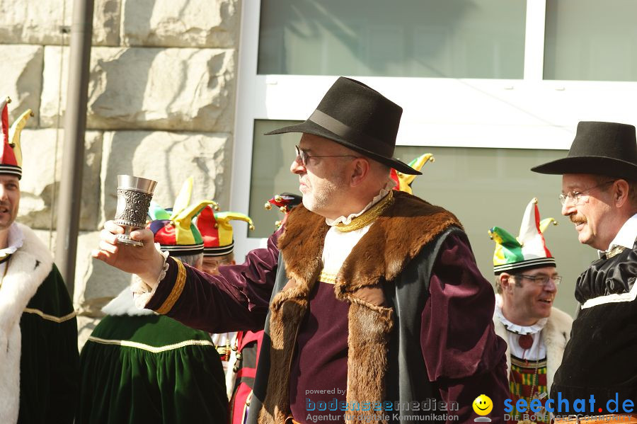 Narrenbaumstellen: Stockach am Bodensee, 03.03.2011