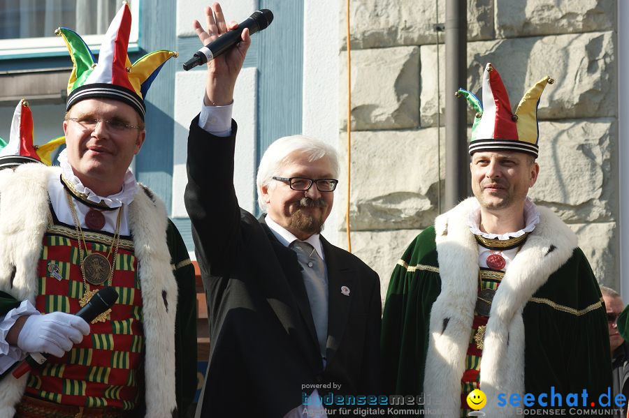 Narrenbaumstellen: Stockach am Bodensee, 03.03.2011