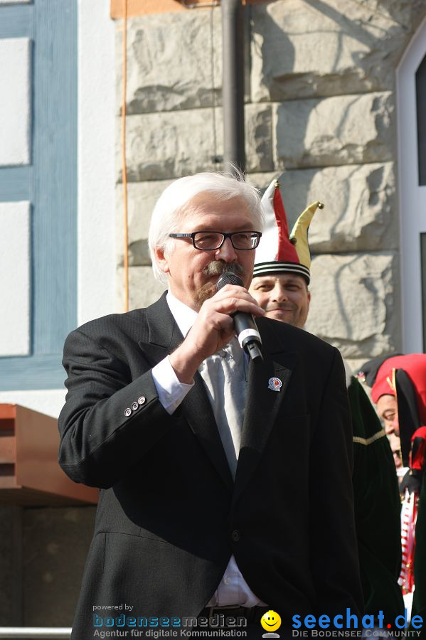 Narrenbaumstellen: Stockach am Bodensee, 03.03.2011