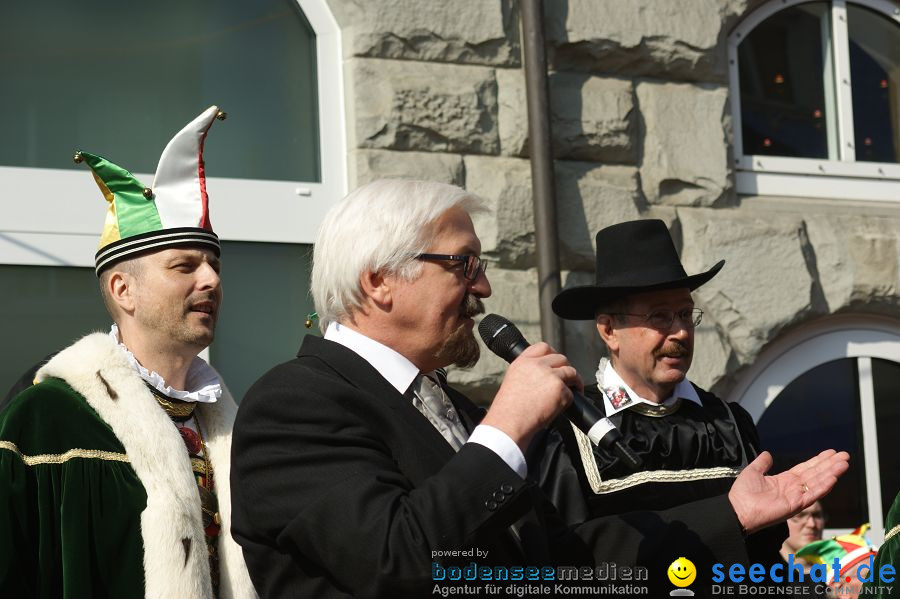 Narrenbaumstellen: Stockach am Bodensee, 03.03.2011