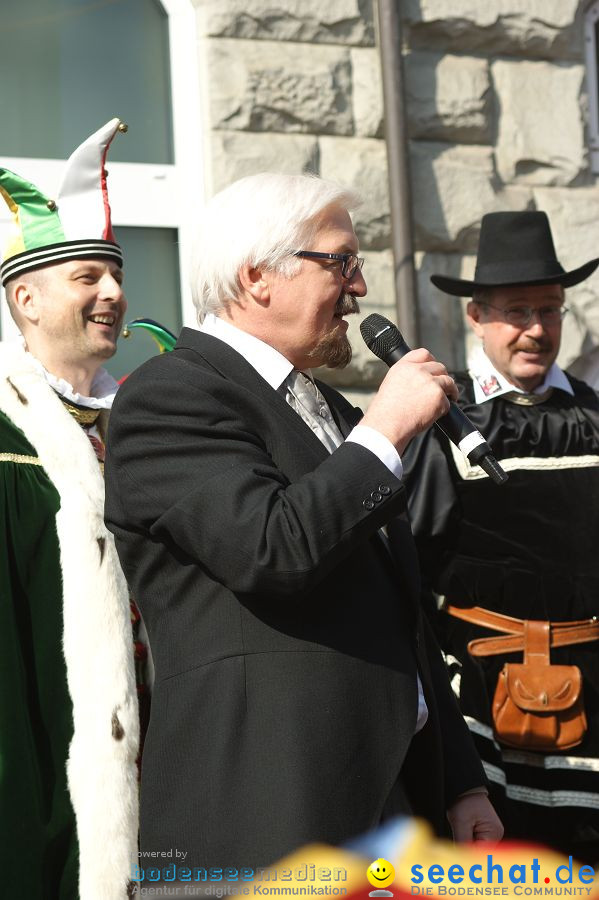 Narrenbaumstellen: Stockach am Bodensee, 03.03.2011