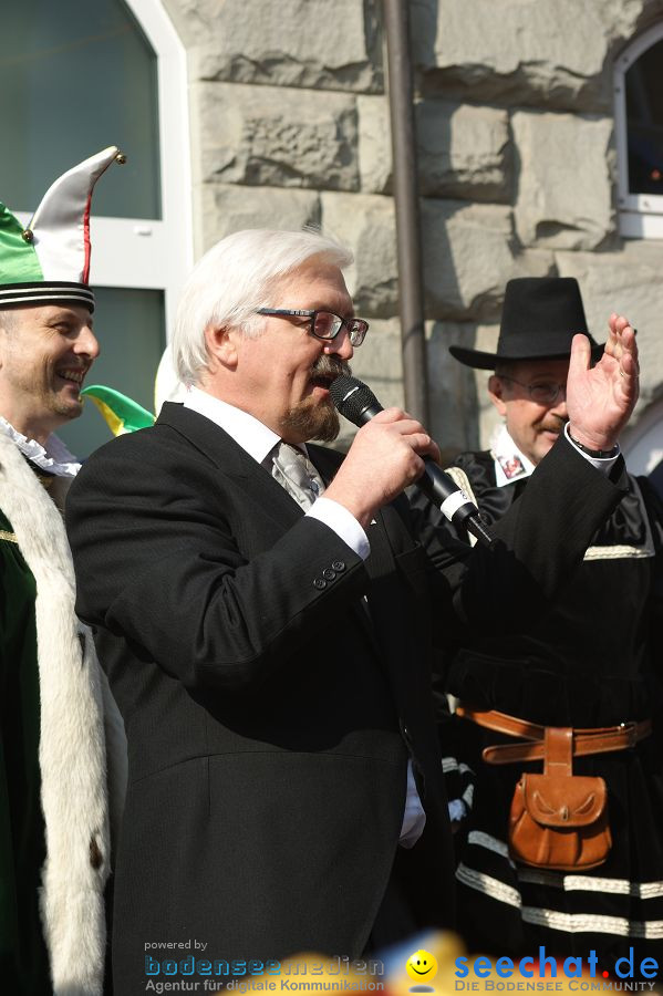 Narrenbaumstellen: Stockach am Bodensee, 03.03.2011