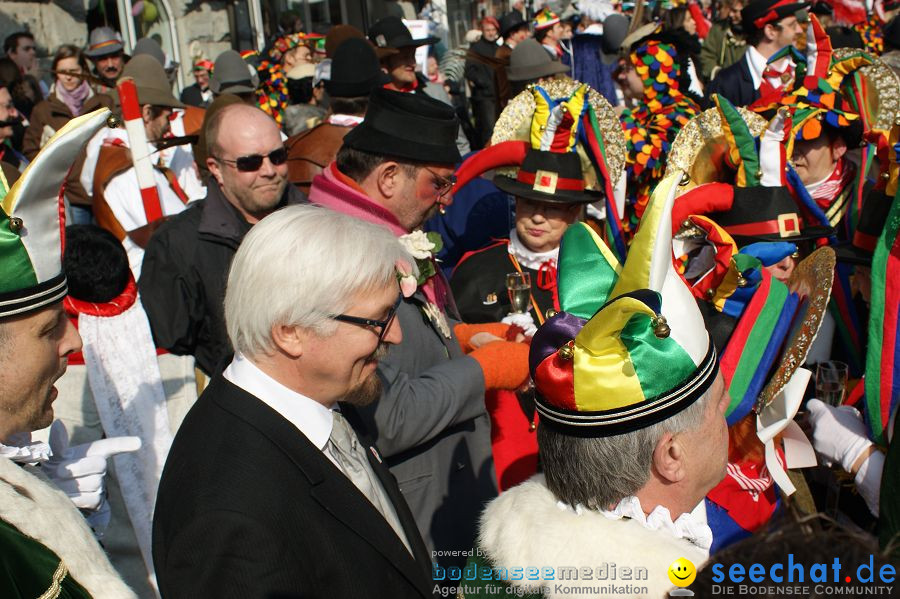 Narrenbaumstellen: Stockach am Bodensee, 03.03.2011