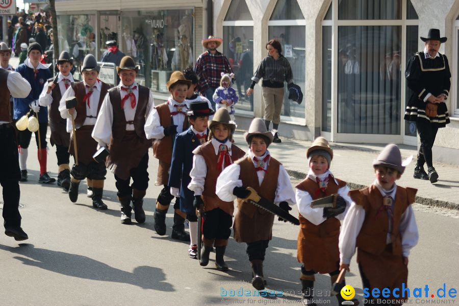 Narrenbaumstellen: Stockach am Bodensee, 03.03.2011