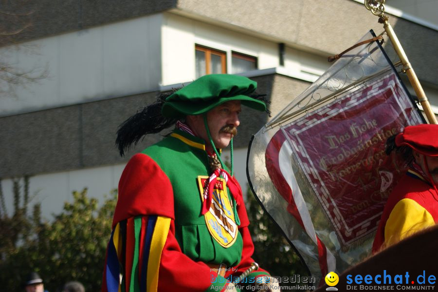 Narrenbaumstellen: Stockach am Bodensee, 03.03.2011