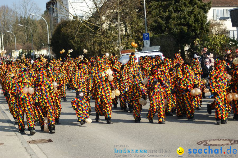 Narrenbaumstellen: Stockach am Bodensee, 03.03.2011