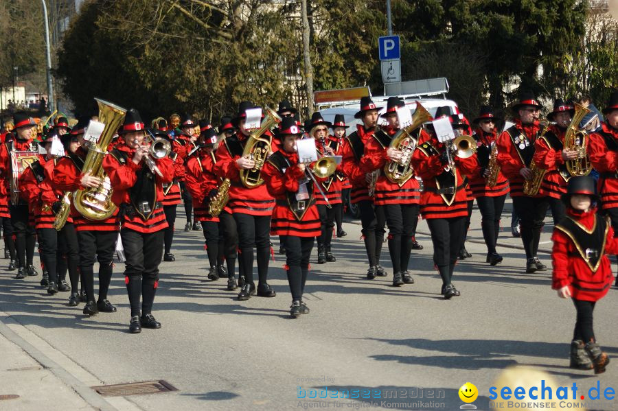 Narrenbaumstellen: Stockach am Bodensee, 03.03.2011