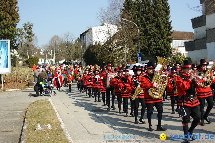 Narrenbaumstellen: Stockach am Bodensee, 03.03.2011