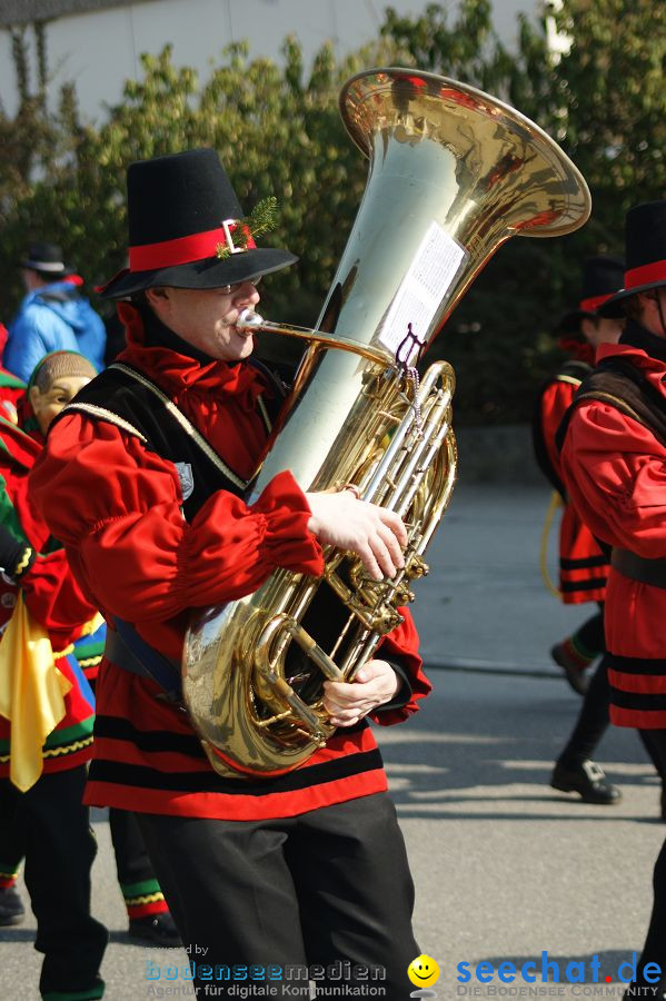 Narrenbaumstellen: Stockach am Bodensee, 03.03.2011