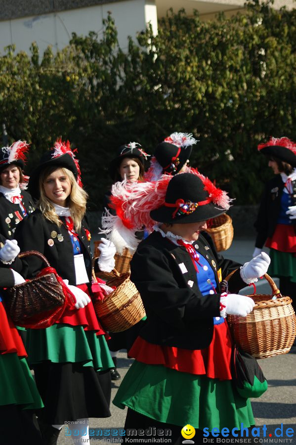 Narrenbaumstellen: Stockach am Bodensee, 03.03.2011