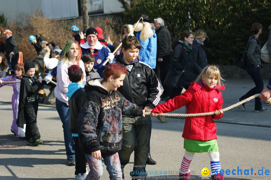 Narrenbaumstellen: Stockach am Bodensee, 03.03.2011