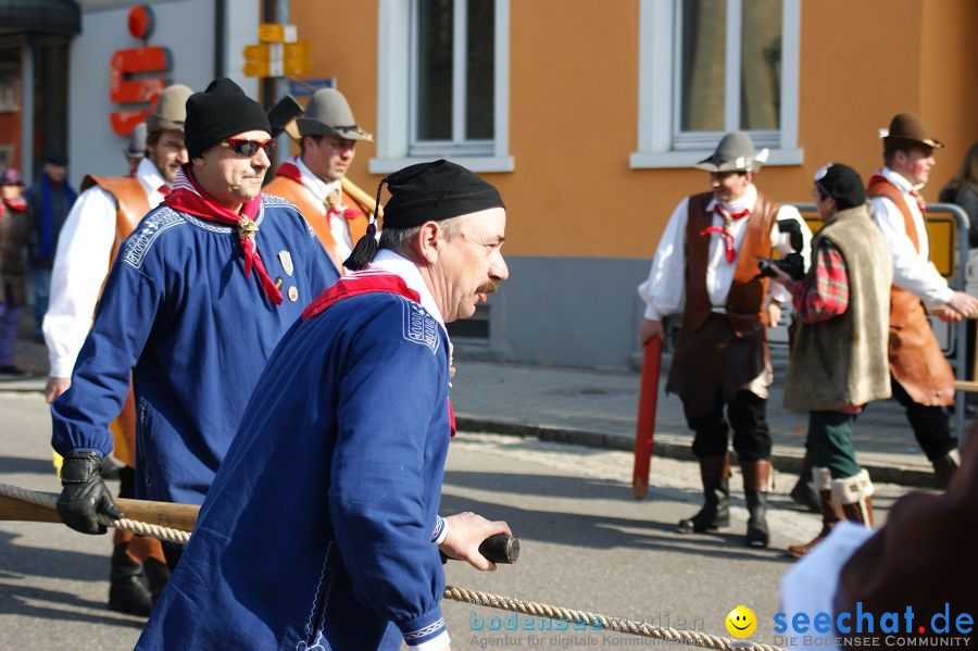 Narrenbaumstellen: Stockach am Bodensee, 03.03.2011