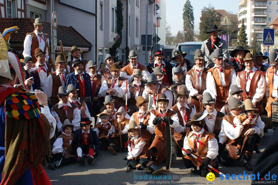 Narrenbaumstellen: Stockach am Bodensee, 03.03.2011